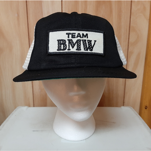 Deadstock 80s Team BMW Snapback Hat NOS RARE